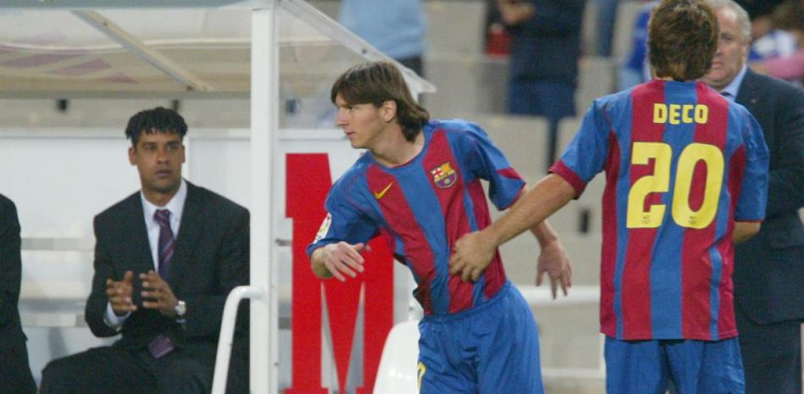 El debut de Messi en Barcelona. Foto: Mundo Deportivo.