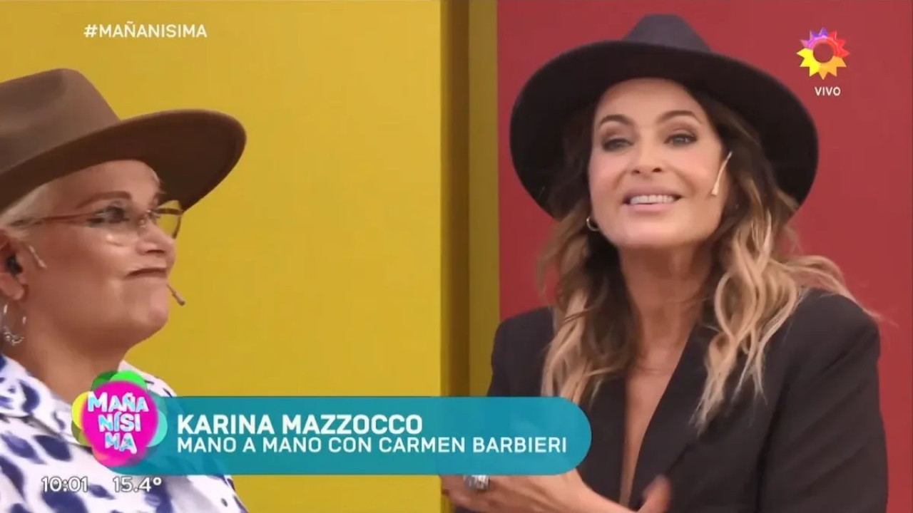 Entrevista de Carmen Barbieri a Karina Mazzocco en El Trece