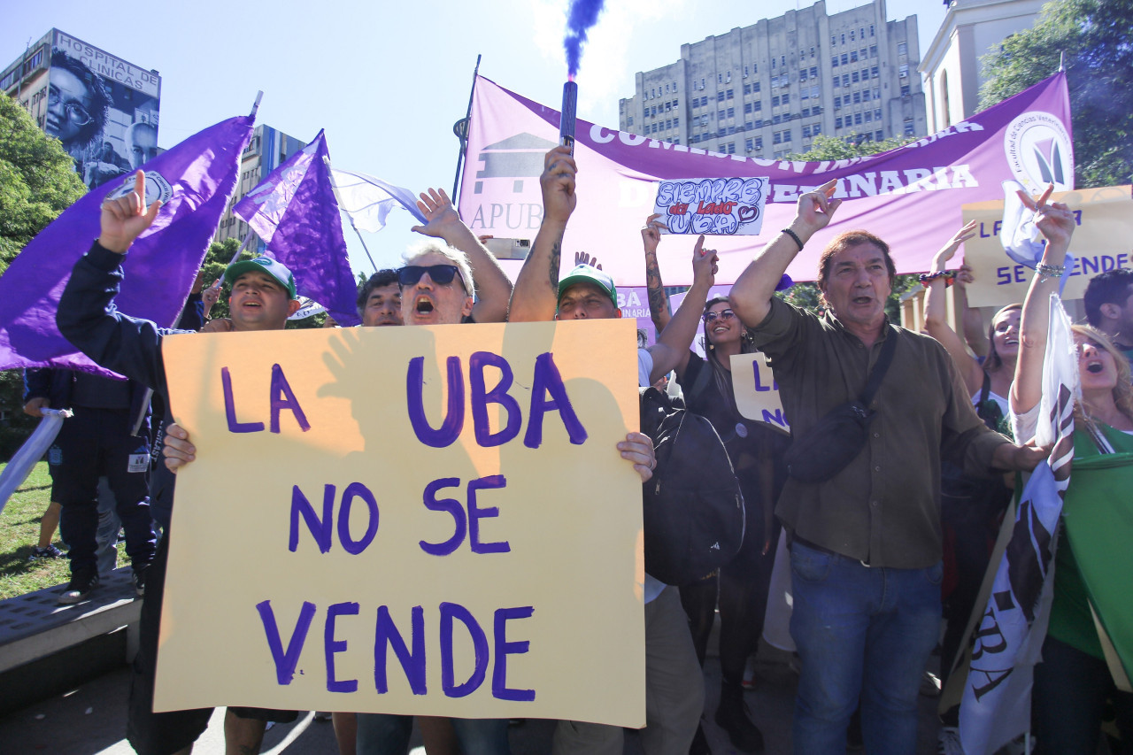 Marcha Federal Universitaria Argentina. Foto: NA