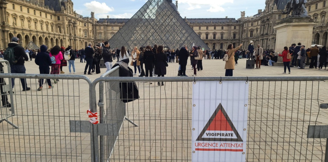 Seguridad en París ante amenazas de atentados terroristas. Foto: EFE.